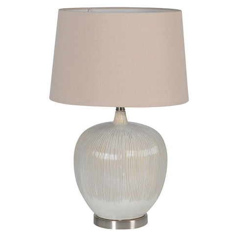 Beige Table Lamp with Shade