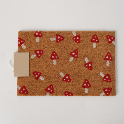 Mushroom Inspired Front Doormat