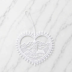 Lace Decoration - Heart Of Ireland