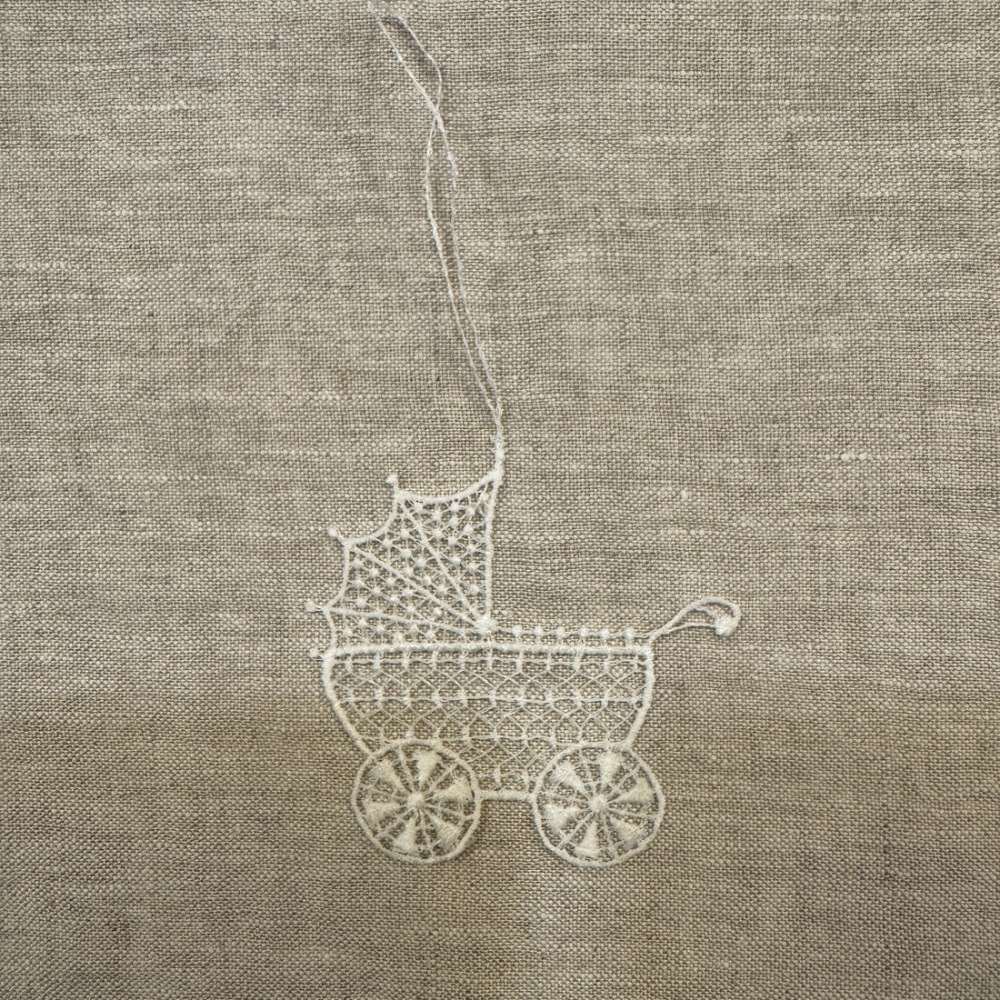 Lace Decoration - Baby Carriage