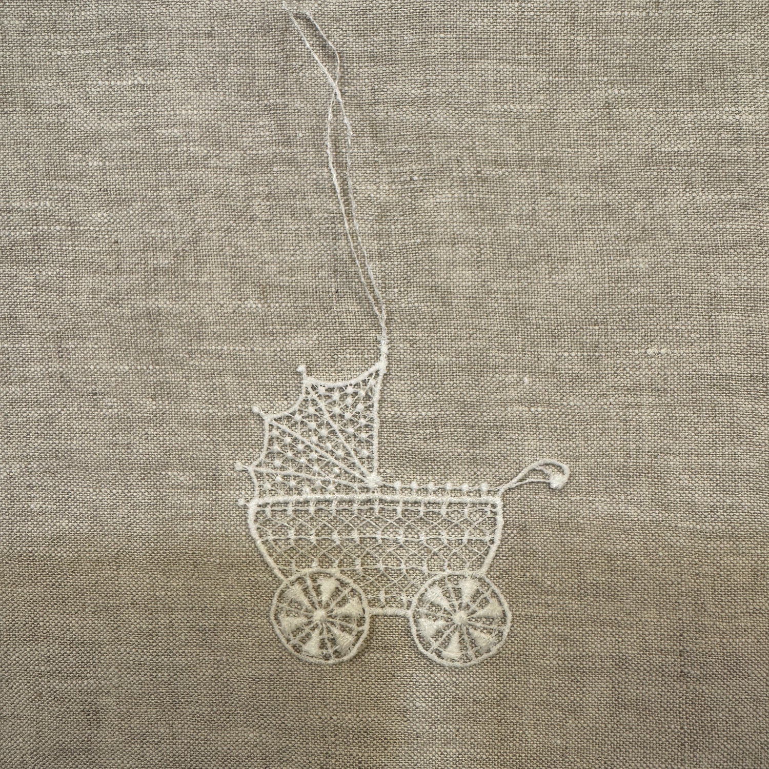 Lace Decoration - Baby Carriage