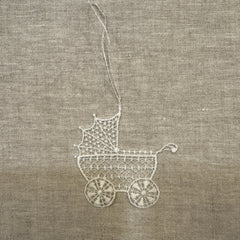 Lace Decoration - Baby Carriage