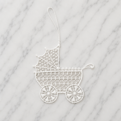 Lace Decoration - Baby Carriage