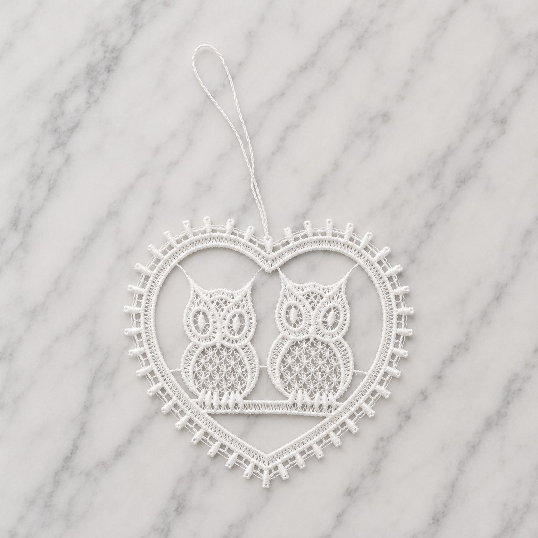 Lace Decoration - Love Owls
