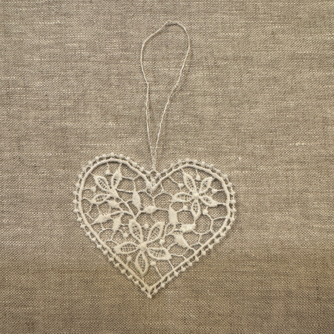 Lace Decoration - Floral Heart