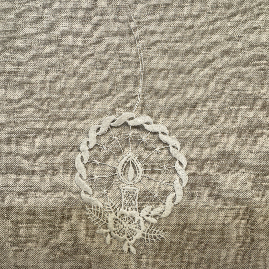 Lace Decoration -Advent Wreath