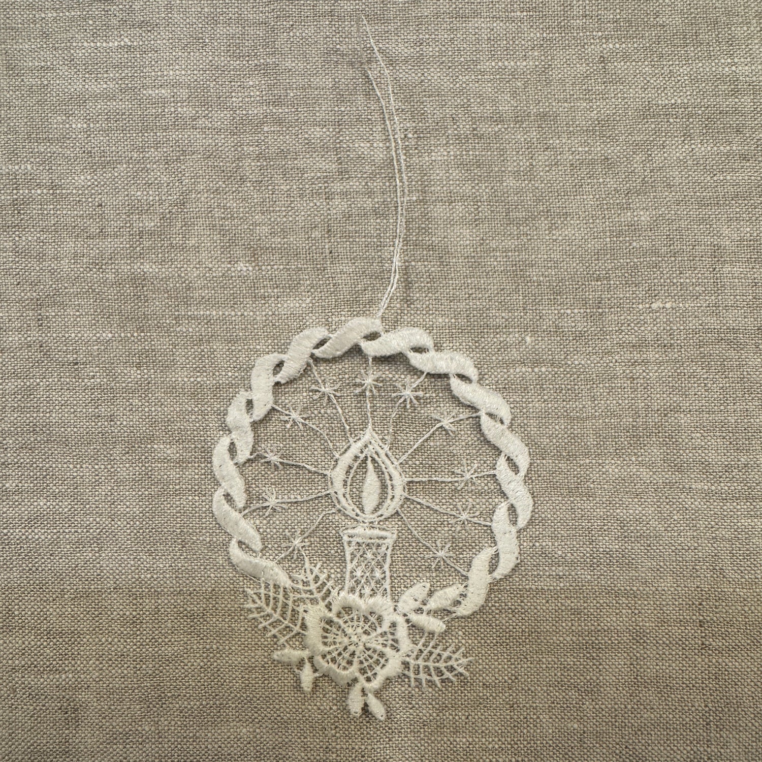 Lace Decoration -Advent Wreath