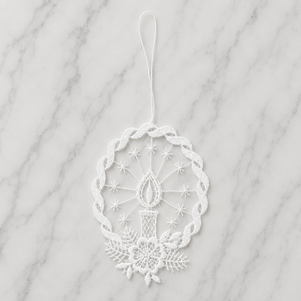 Lace Decoration -Advent Wreath