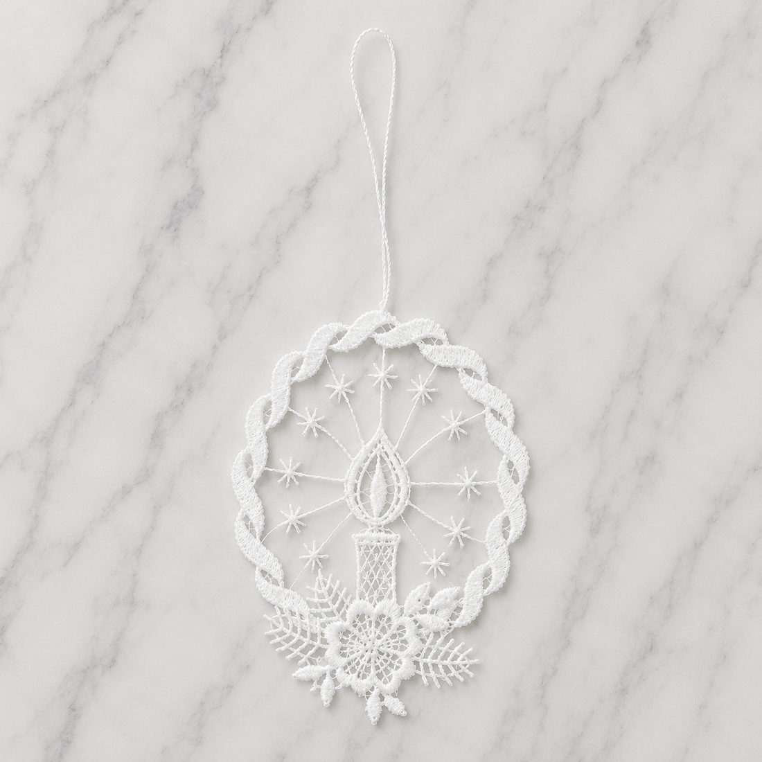 Lace Decoration -Advent Wreath