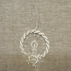 Lace Decoration -Advent Wreath