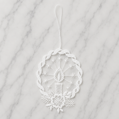 Lace Decoration -Advent Wreath