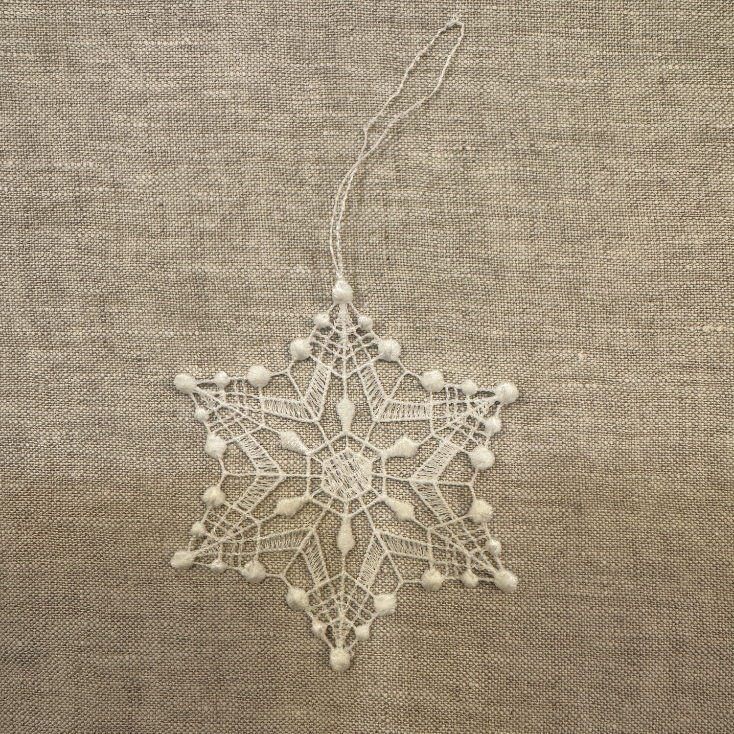 Lace Decoration - Snowflake Star
