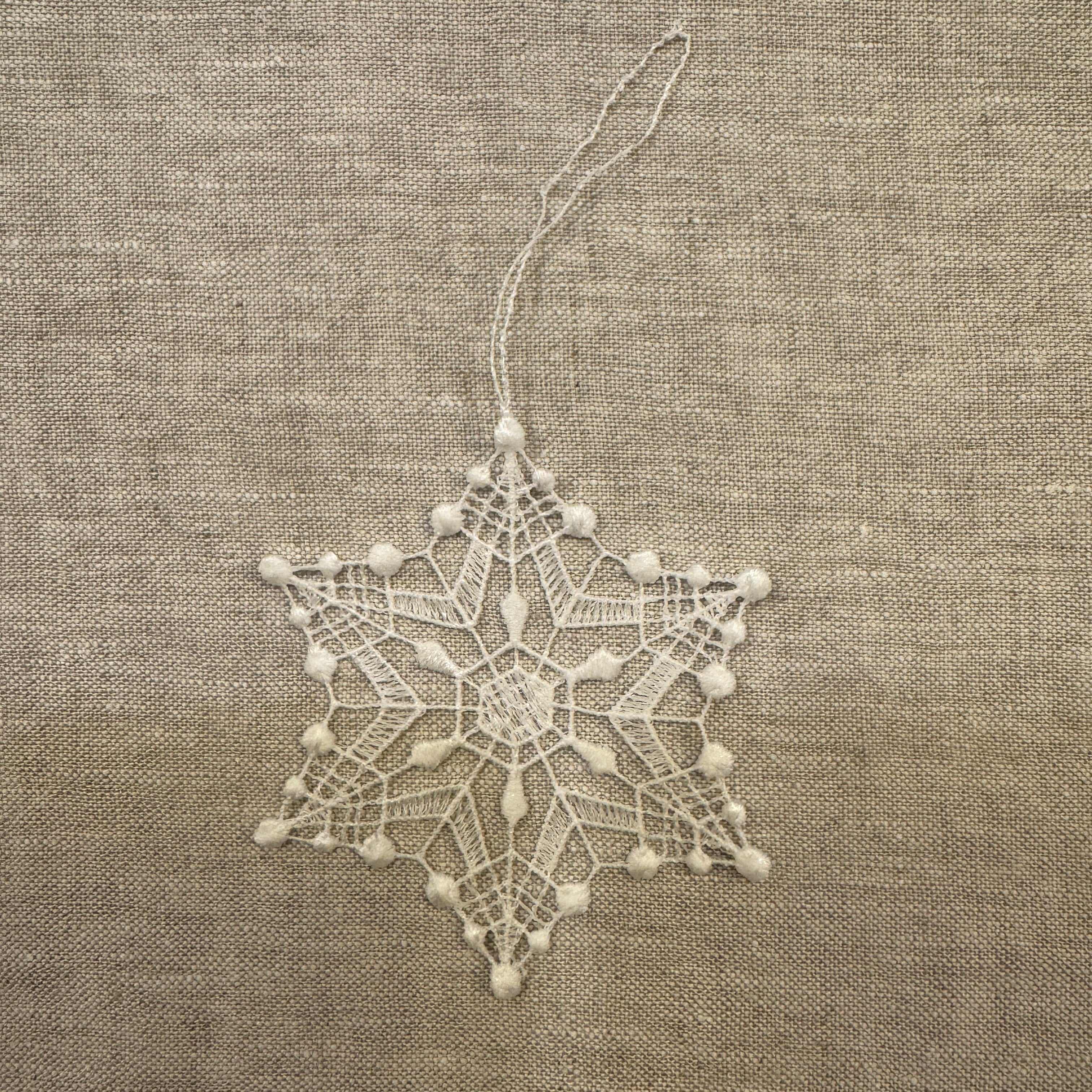 Lace Decoration - Snowflake Star