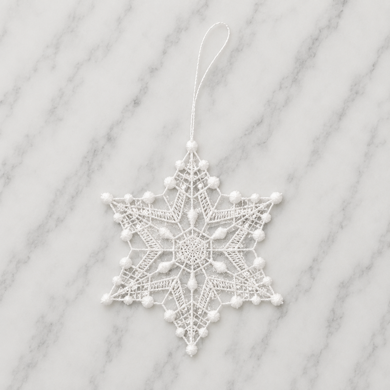 Lace Decoration - Snowflake Star