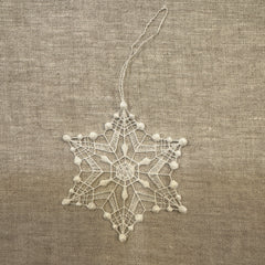 Lace Decoration - Snowflake Star