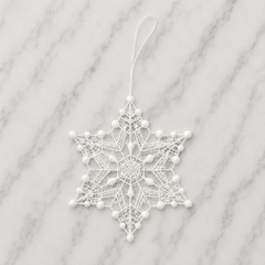 Lace Decoration - Snowflake Star