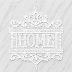 Lace Decoration - 'Home'