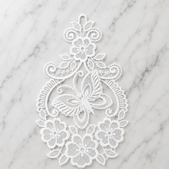Lace Decoration - Large Butterfly