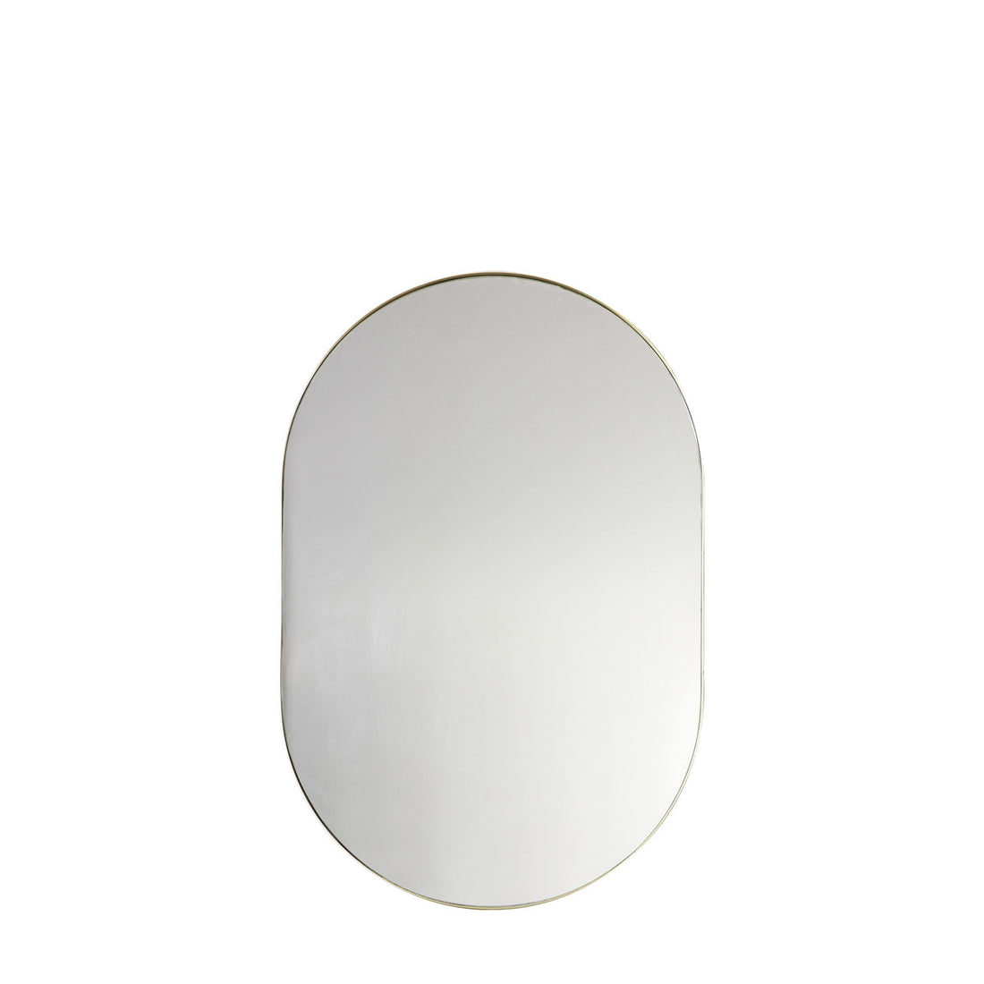 Hudson Elipse Mirror Champagne