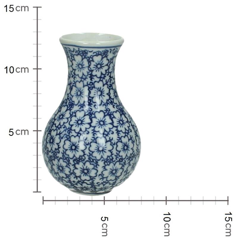 Porcelain Blue Pattern Vase