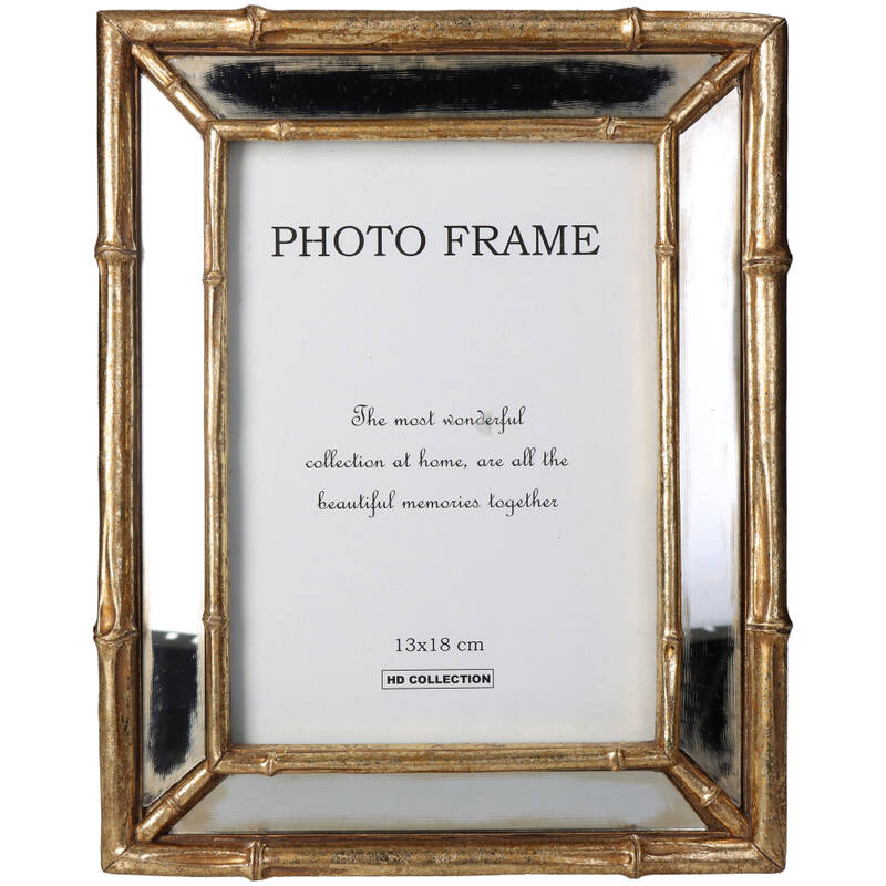 Mirrored Gold Frame 13x18cm