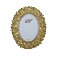 Antique Gold Oval Photo Frame 5 X 7