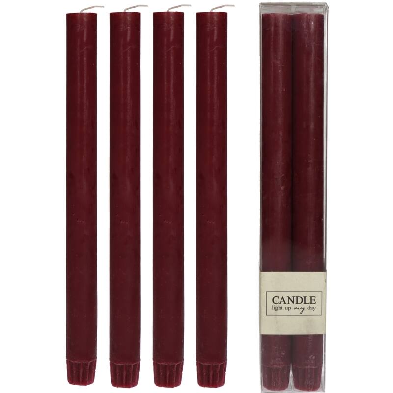 Taper Candle Burgundy