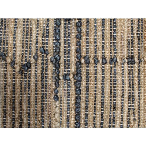 Jute & Black Carpet Natural 230x160cm