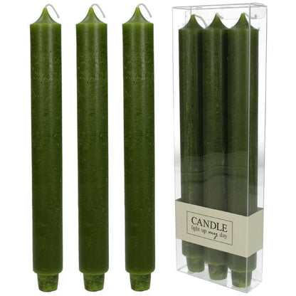 Green Taper Candle