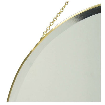 Annalivia Gold Round Wall Mirror