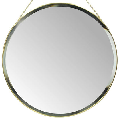 Annalivia Gold Round Wall Mirror