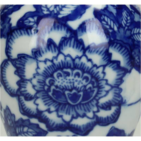 Blue Porcelain Vase 9x9x16cm