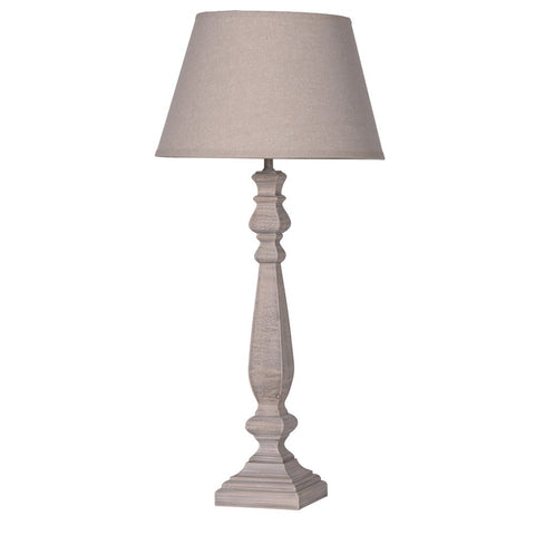 Tall Beige Table Lamp