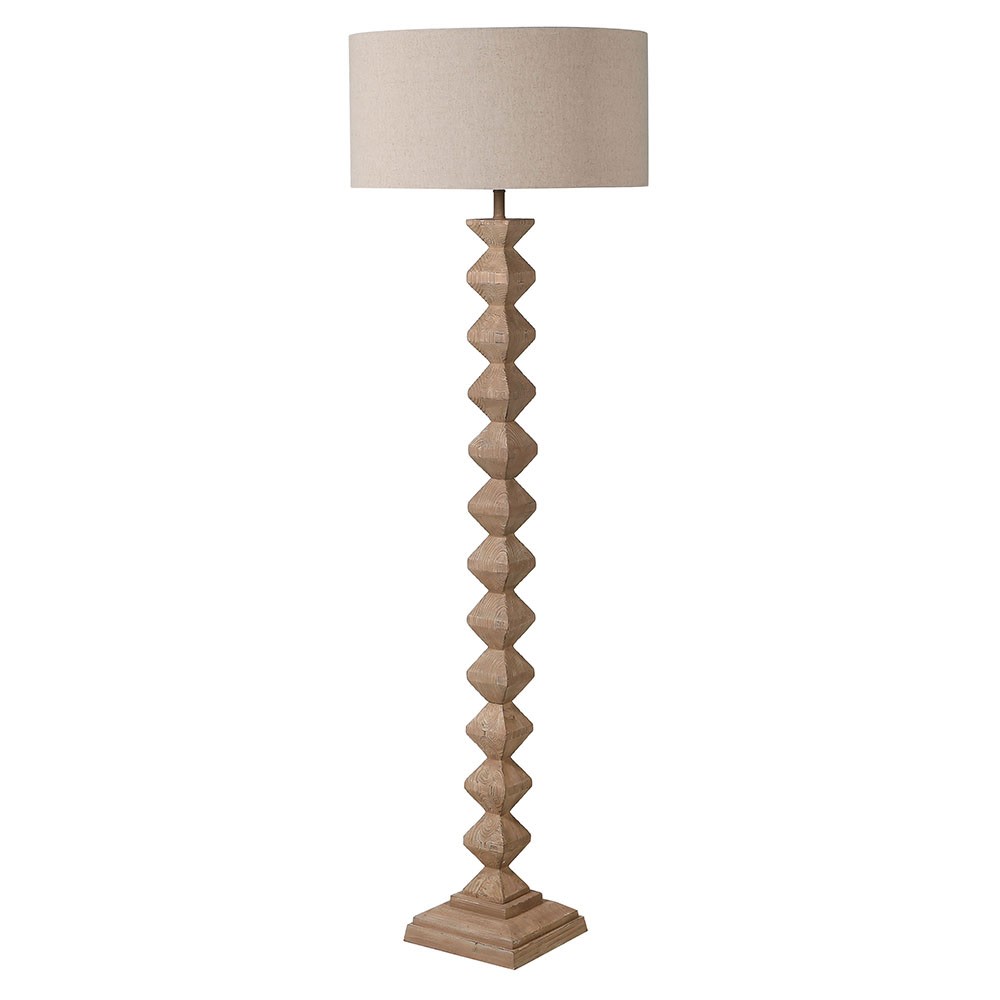 Raleigh Floor Lamp with Linen Shade