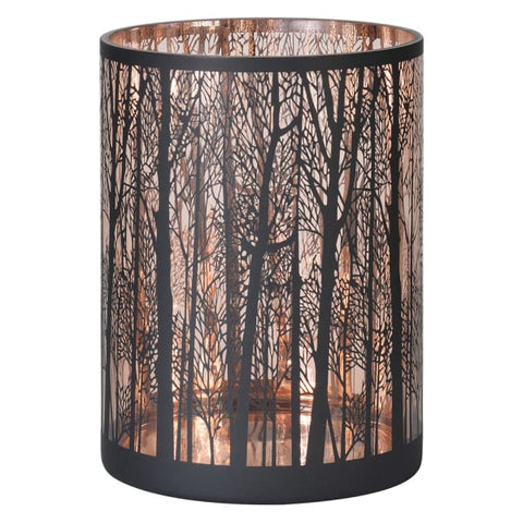 Large Copper Forest Candleholder