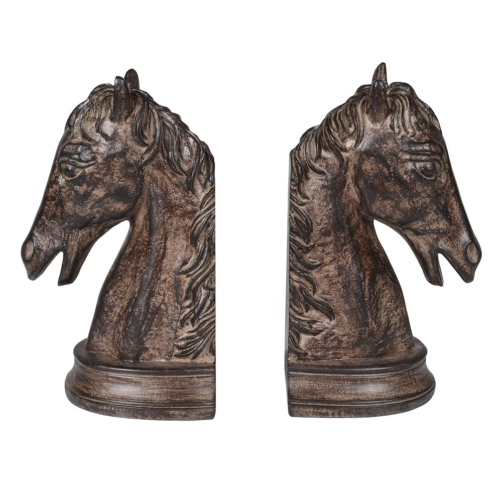 Horse Head Bookends