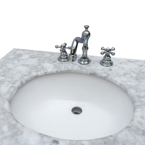 Double Sink Unit With Marble Top