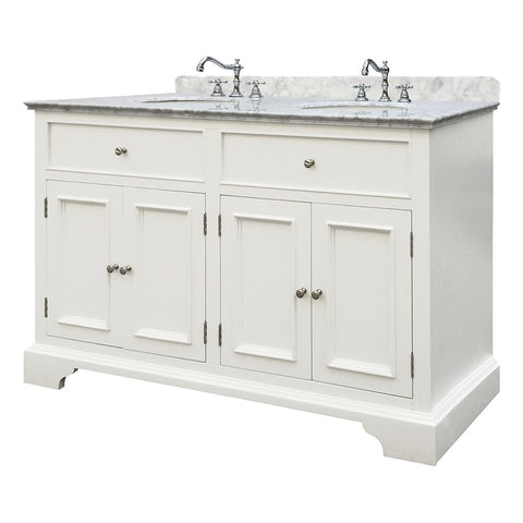 Double Sink Unit With Marble Top