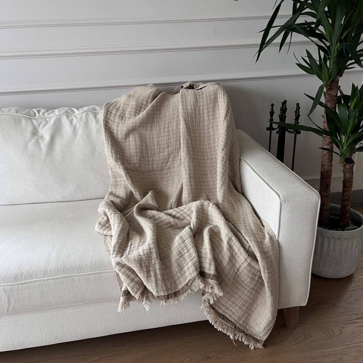 Butternut Color Throw Cassie Throw - Butternut – The White Room Kenmare