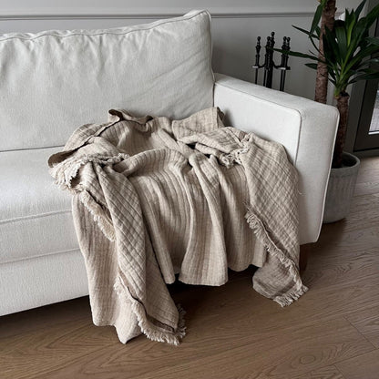 Butternut Color Throw Cassie Throw - Butternut – The White Room Kenmare