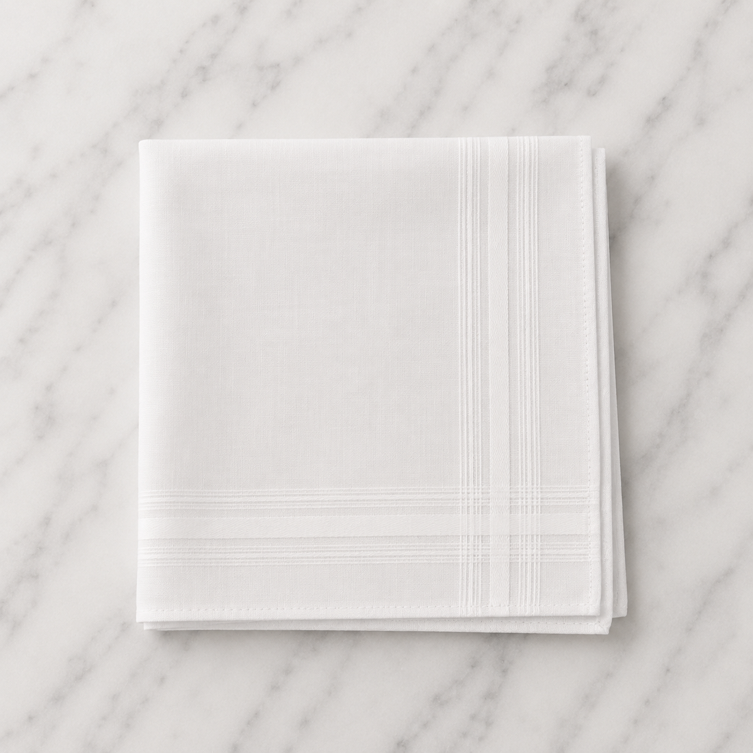 Cotton Classic White Hankie - 28 x 28cm