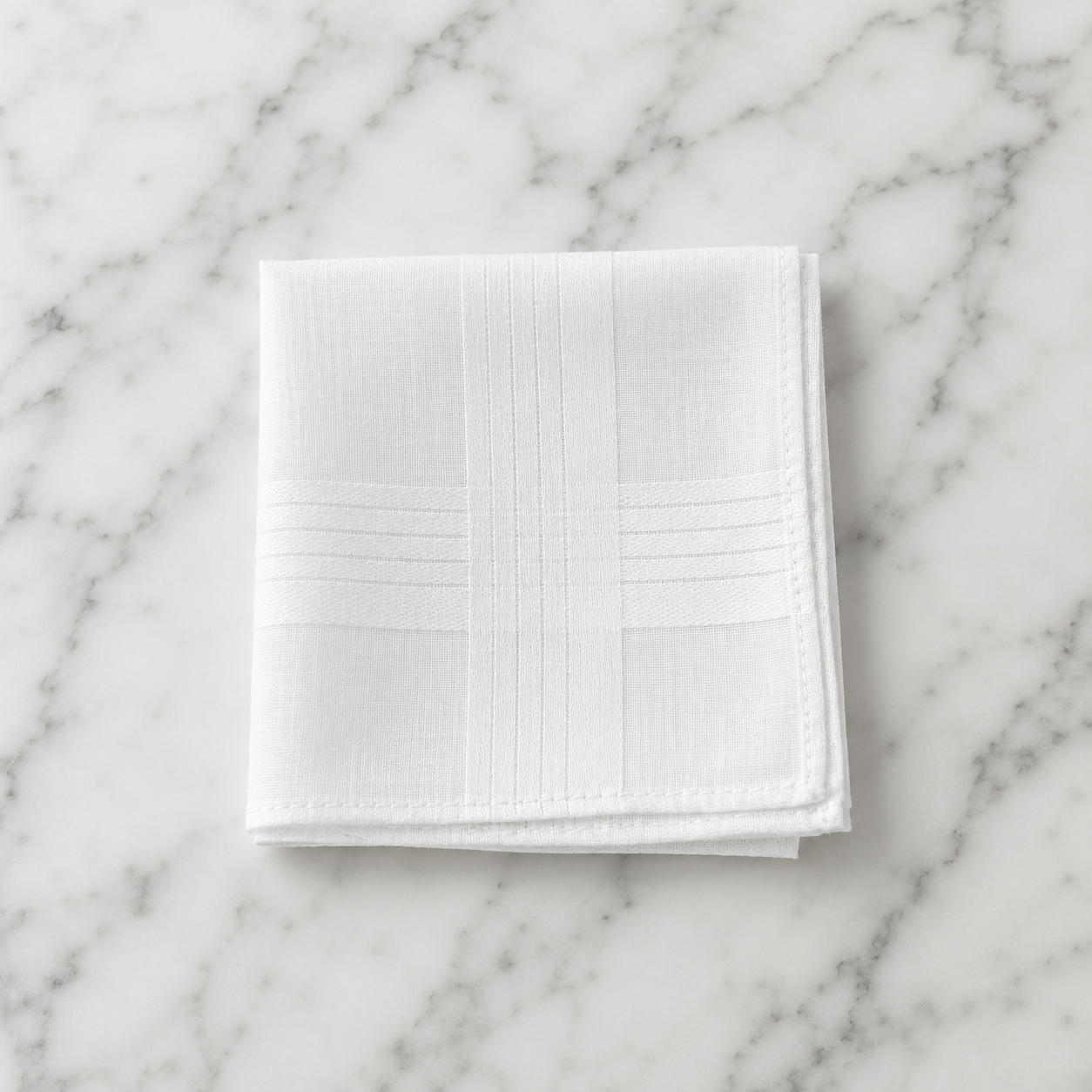 Cotton Classic White Hankie - 40 x 40cm