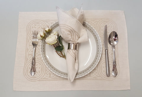 Colmcille Fine Irish Natural Linen Napkin