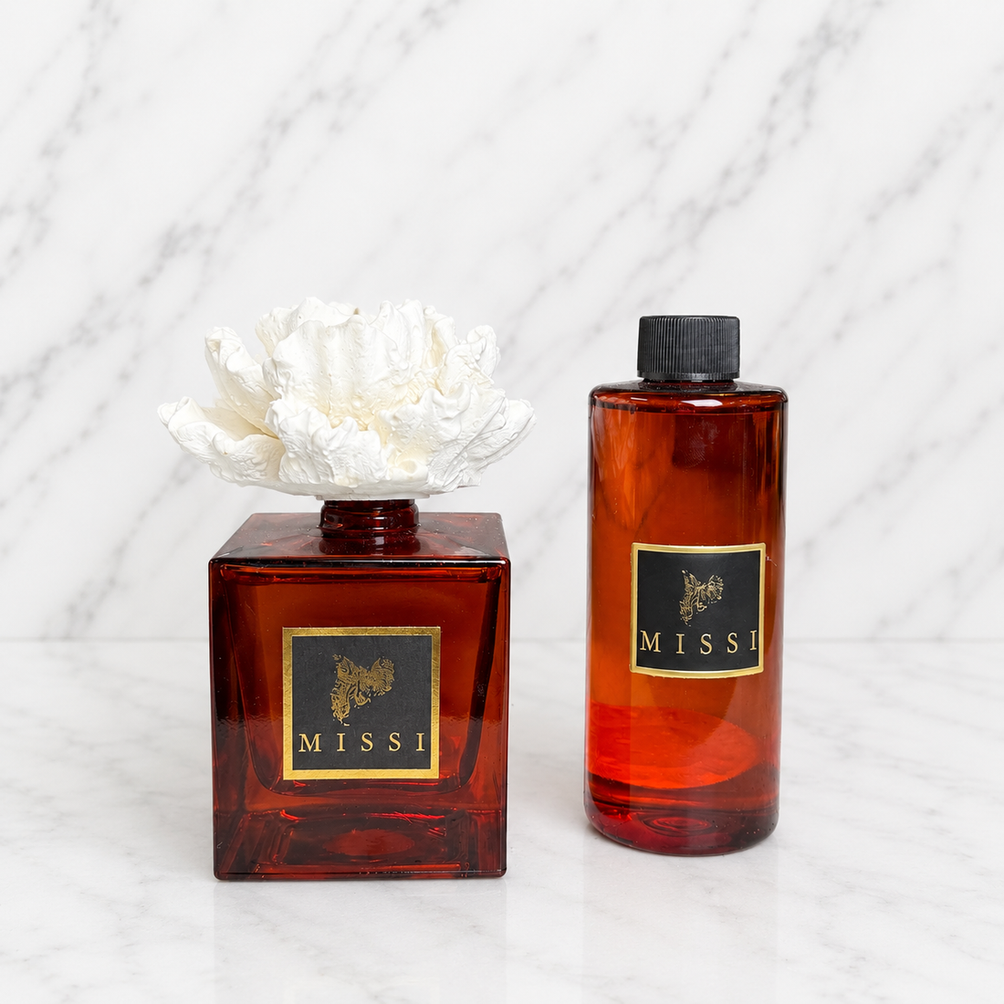 Luxury Scented Stone Diffuser - Dark Amber