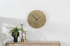 Gold Wall Clock