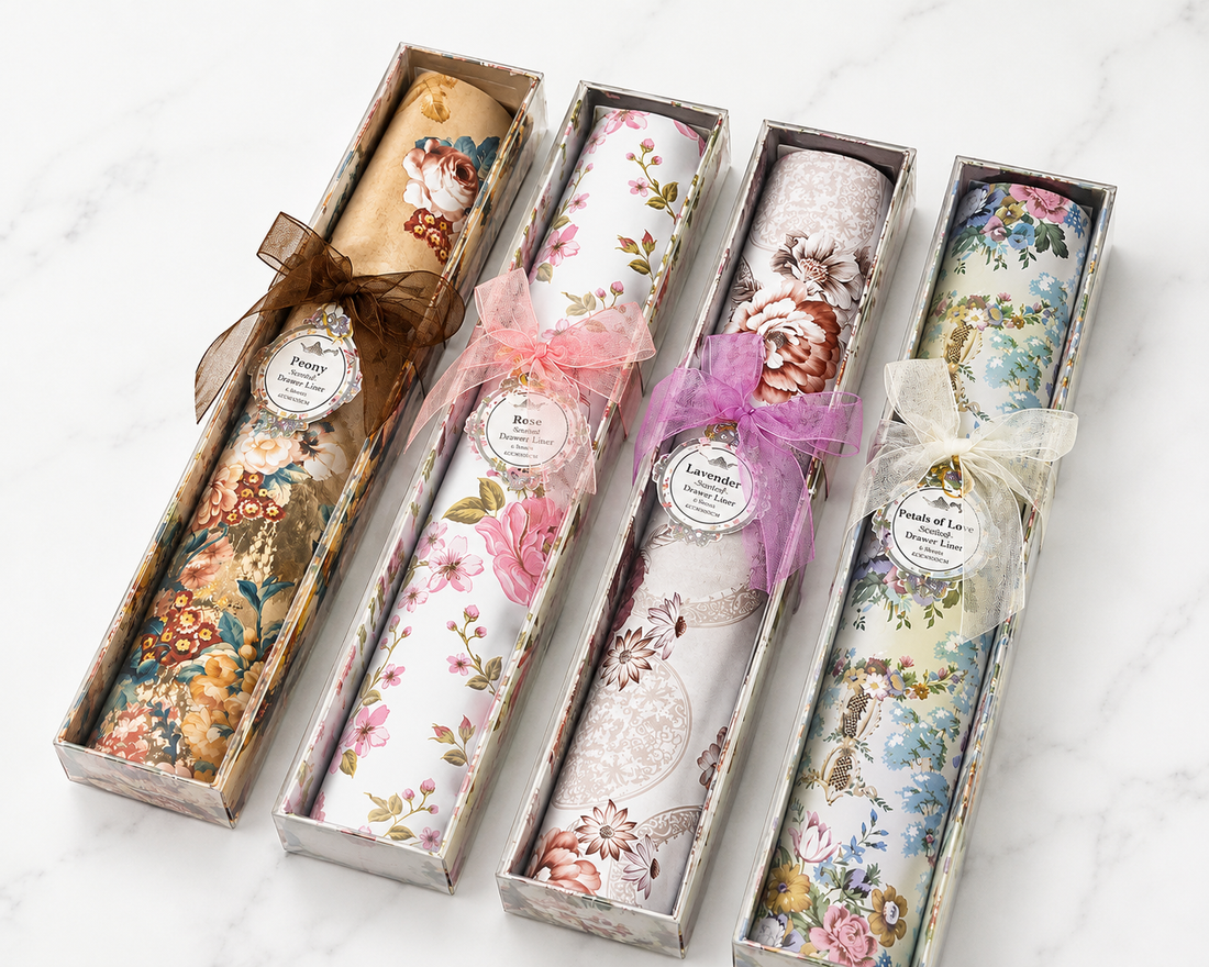 Scented Drawer Liners - Fragrant Petals