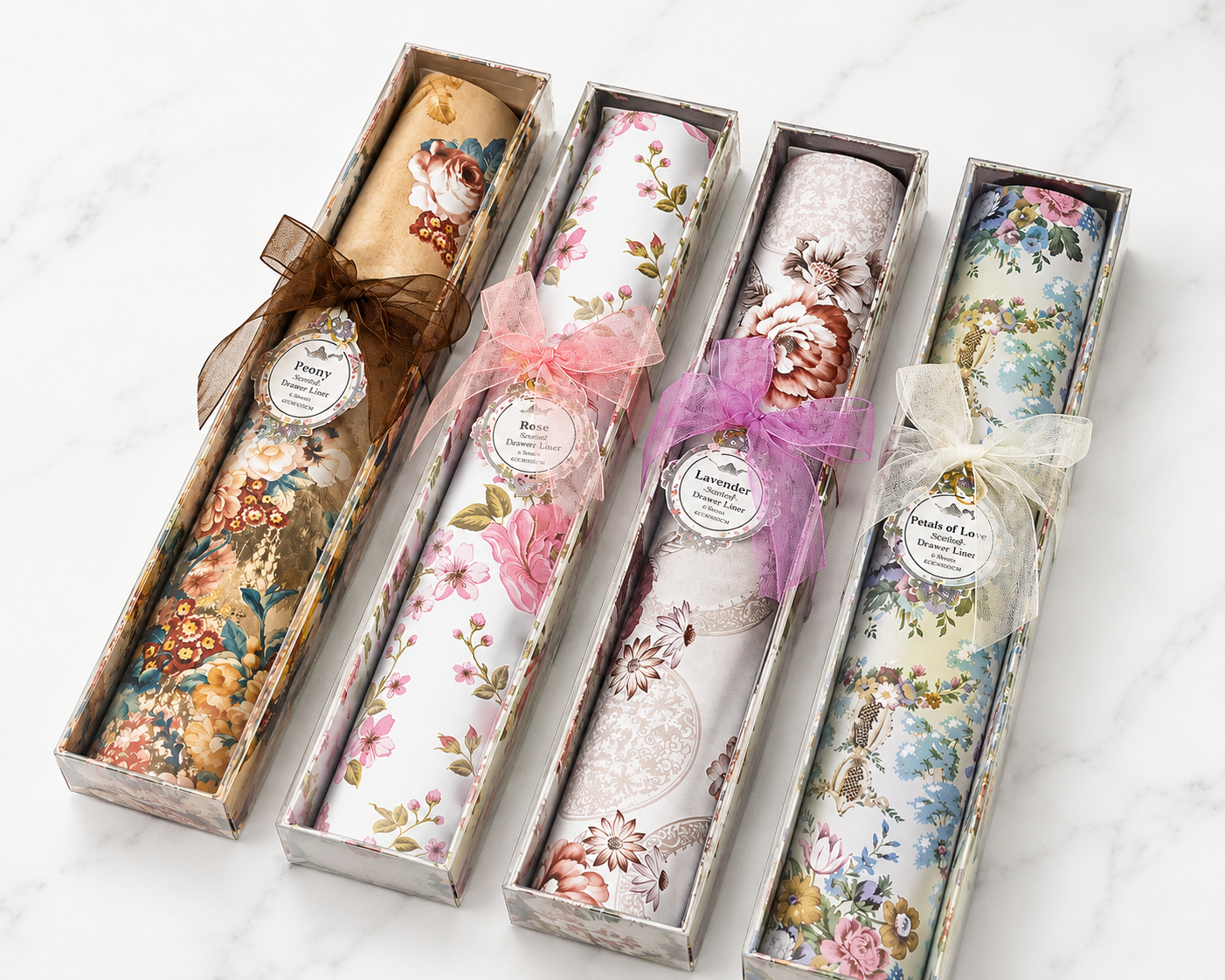 Scented Drawer Liners - Fragrant Petals