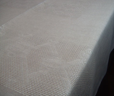 Etamine Fine Irish Linen Natural Tablecloth