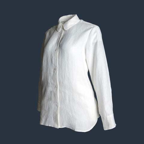 Irish Linen White Shirt