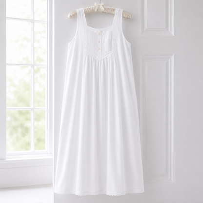 Nicole Sleeveless Cotton Nightdress